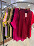Women Stylish Back Botton Hollow Out Shirts With Short Pants Sets